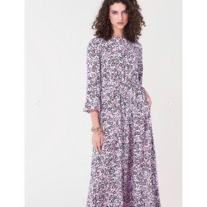 NWT Diane von Furstenberg Ivette Silk Maxi Dress
